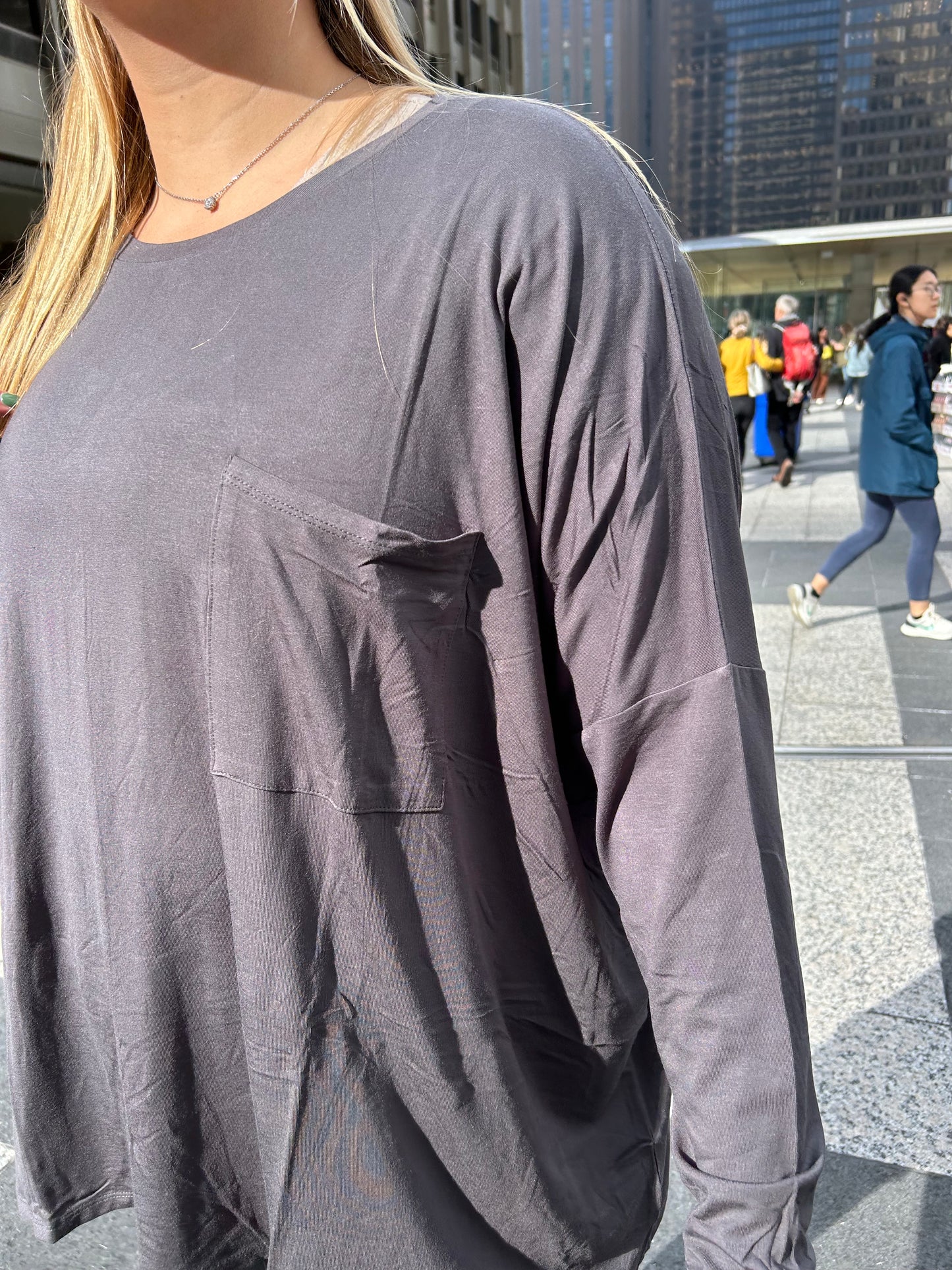 Front Pocket Long Sleeve