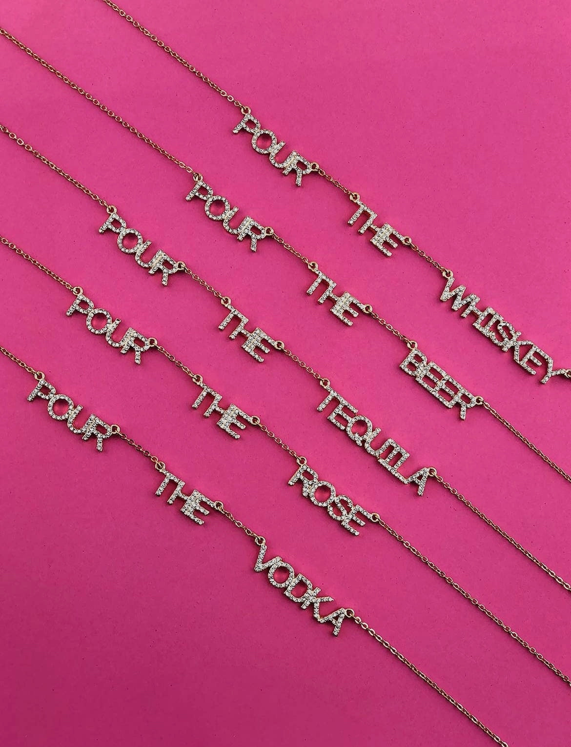 Pour the Tequila Necklace