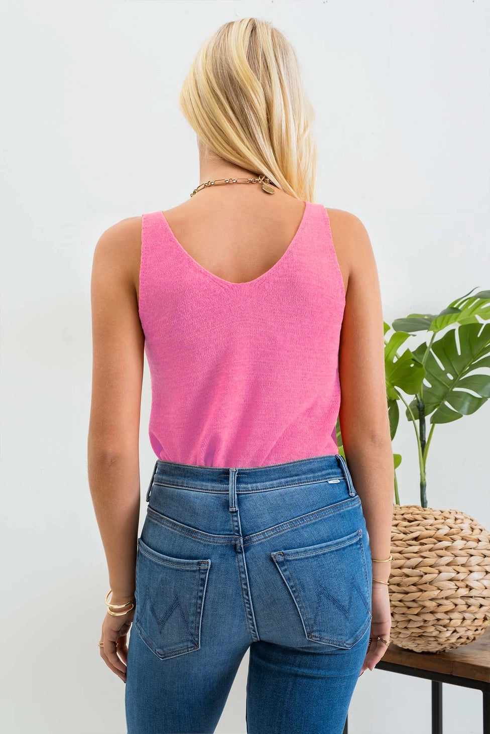 Knit Tank (Pink)