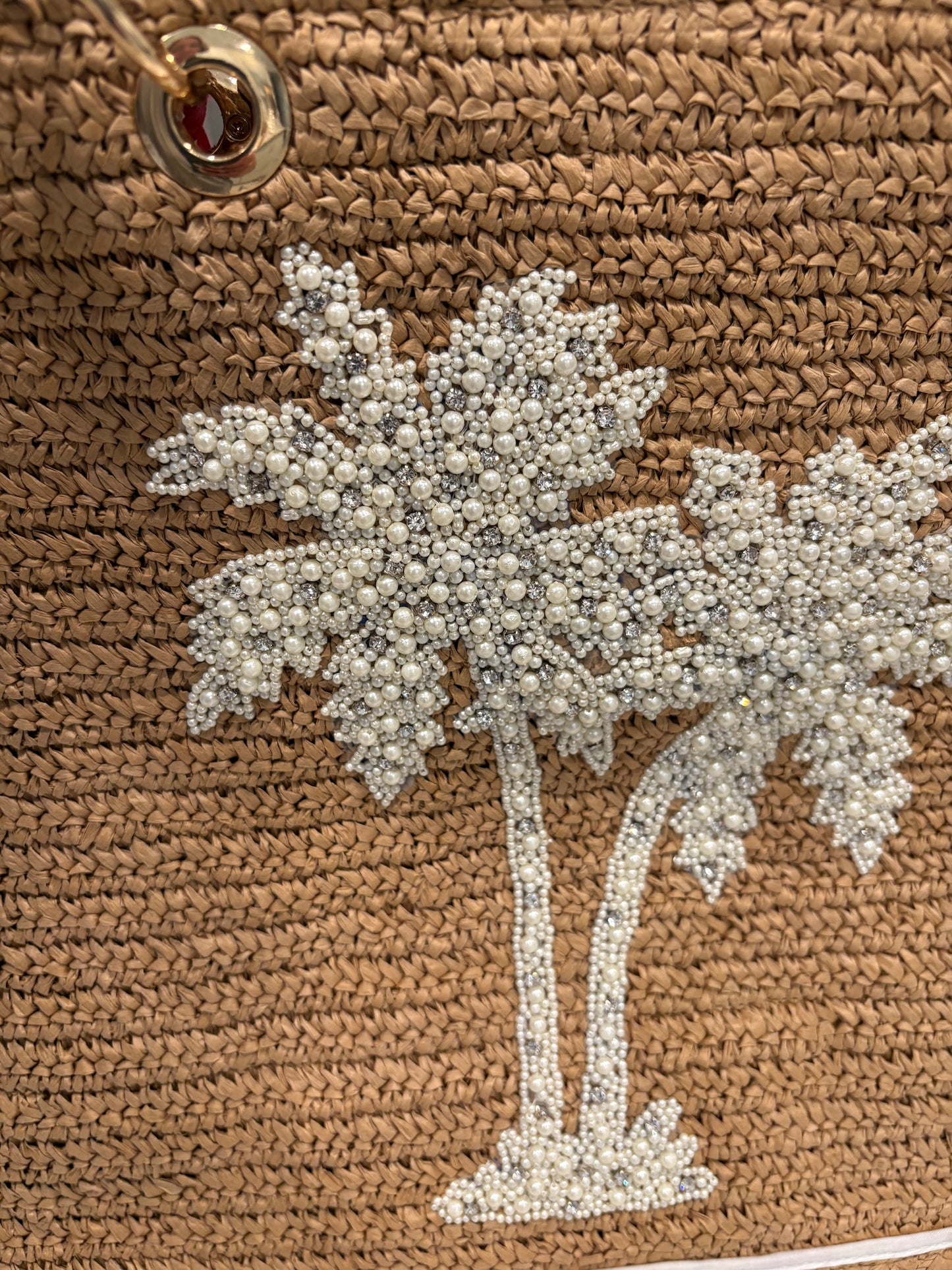 Golden Palm Tote