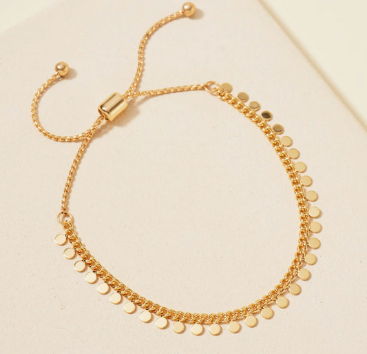 Gold Charm Bracelet