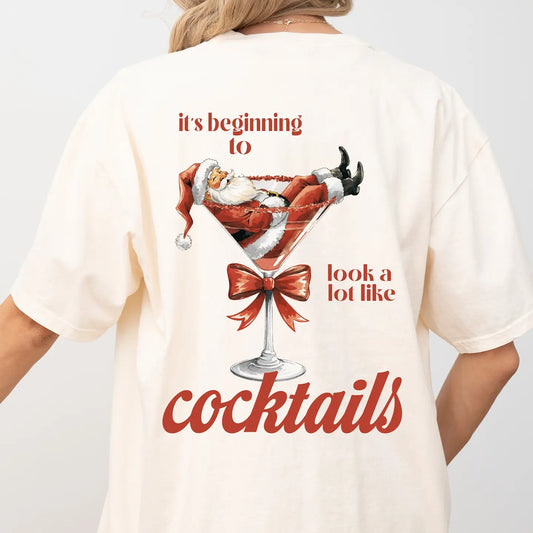 Santa Cocktail Tee