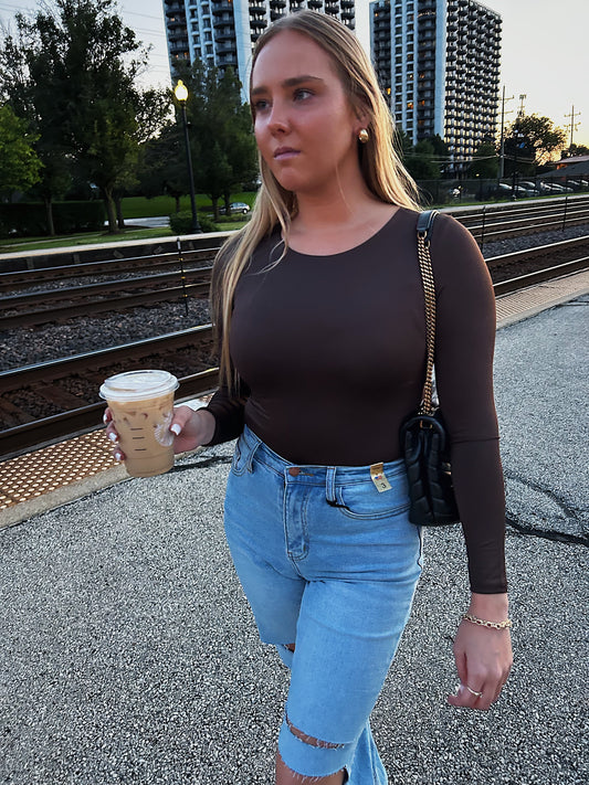 SALE Mocha Bodysuit