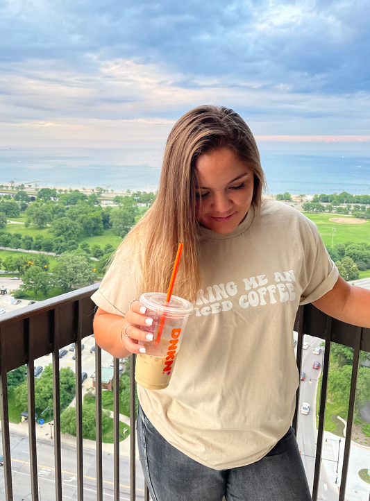Iced Coffee Graphic Tee
