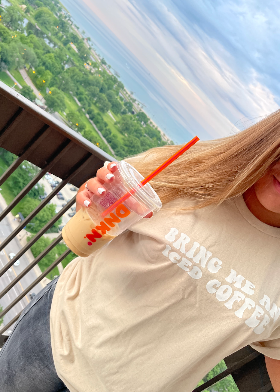Iced Coffee Graphic Tee