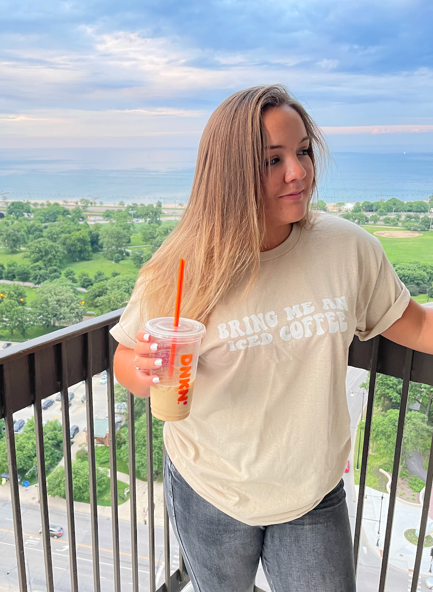 Iced Coffee Graphic Tee