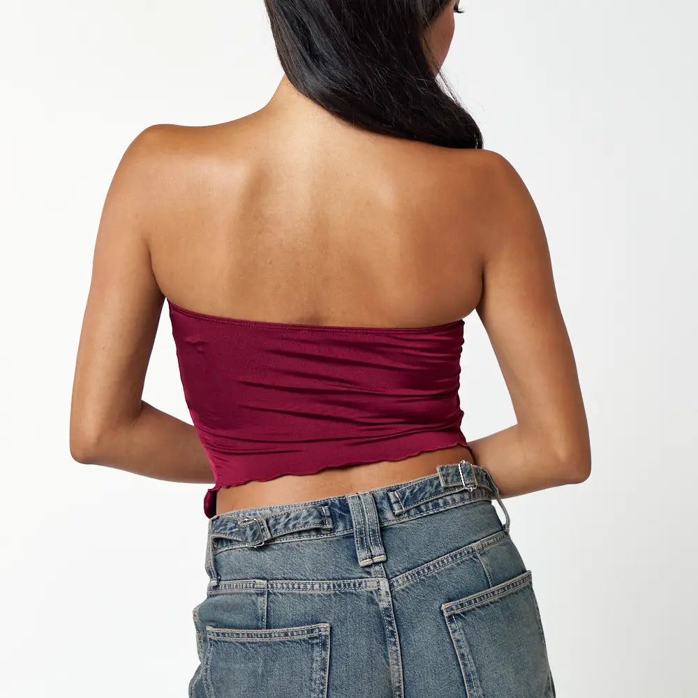 Rosette Tube Top