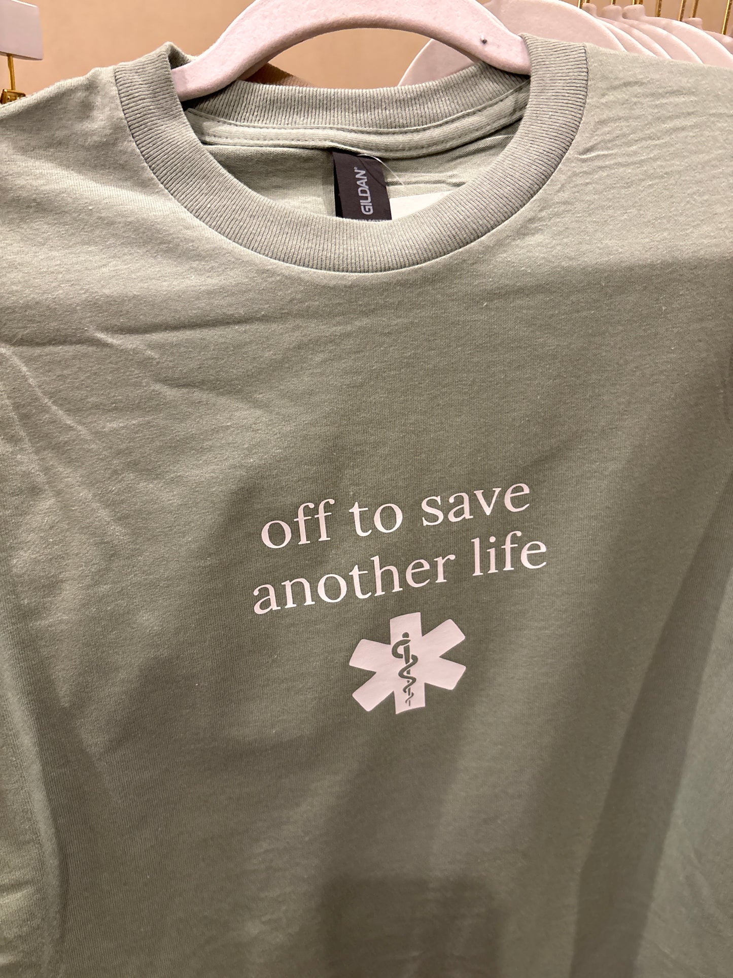 Off To Save Another Life Tee