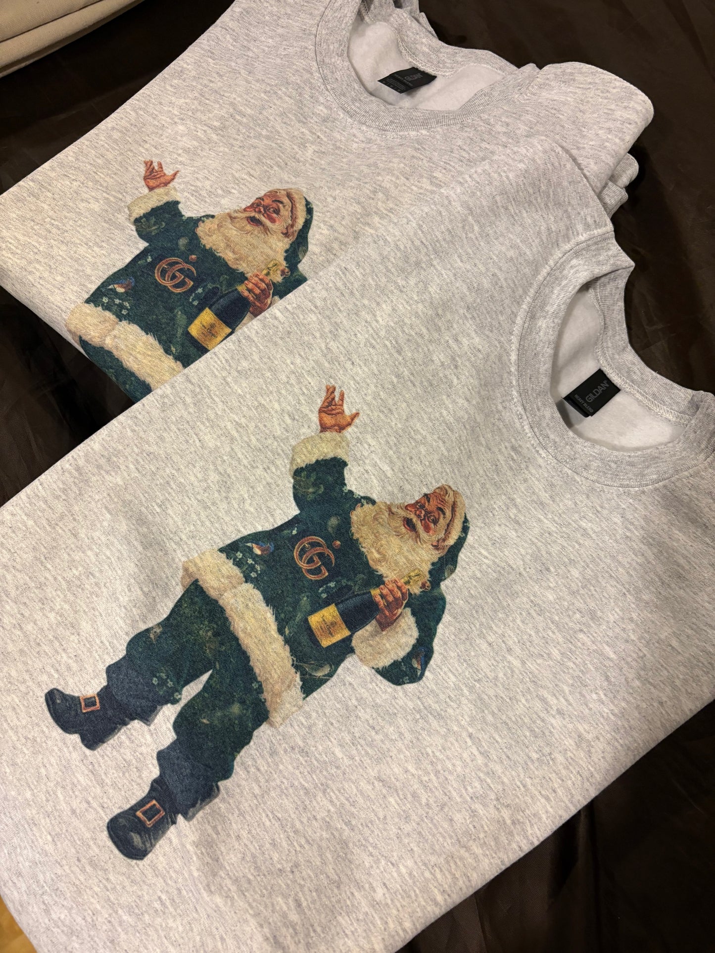Gucci Santa Crewneck (Gray)