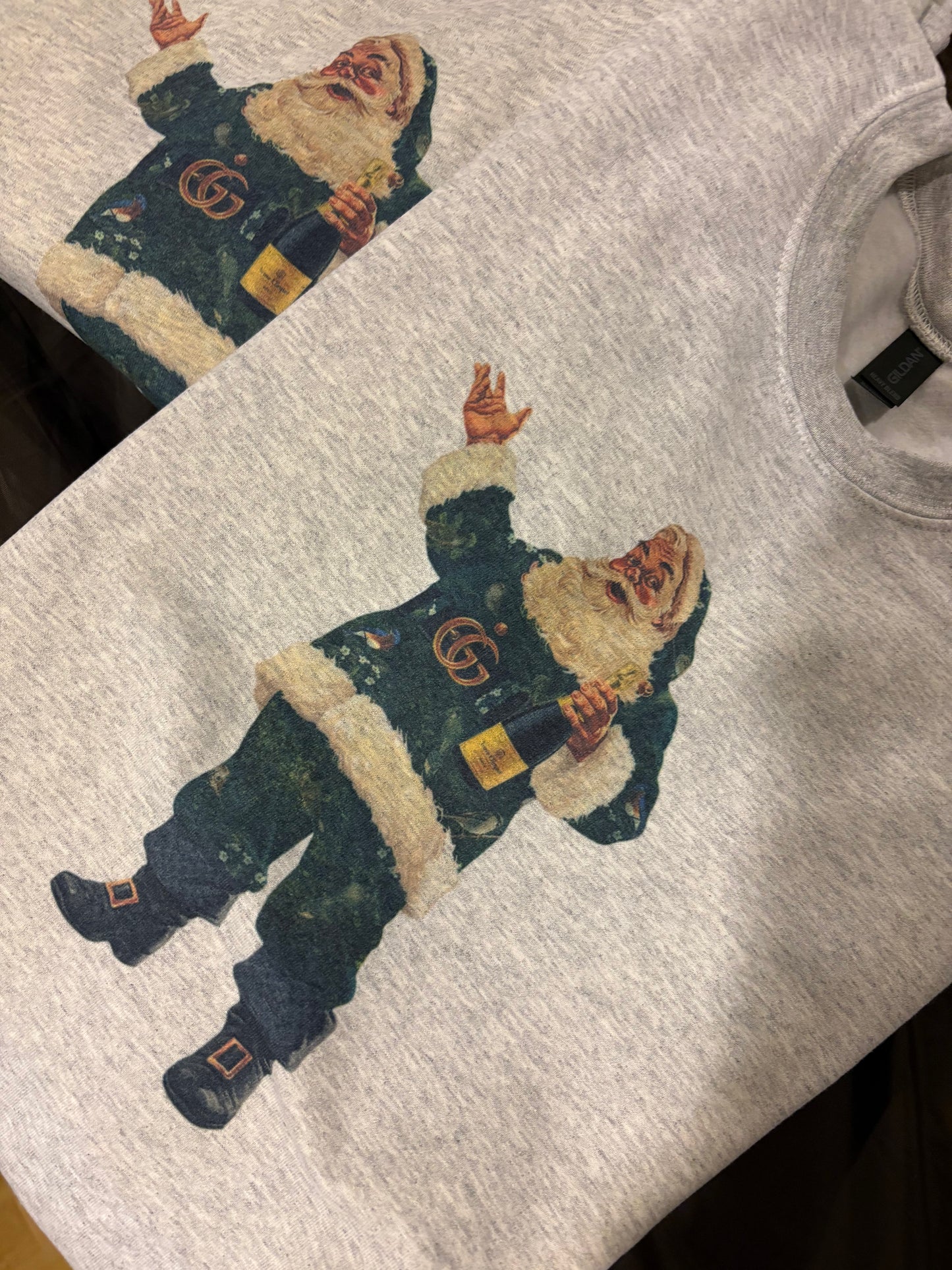 Gucci Santa Crewneck (Gray)