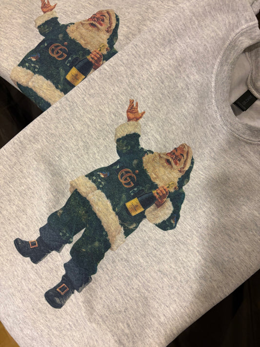 Gucci Santa Crewneck (Gray)