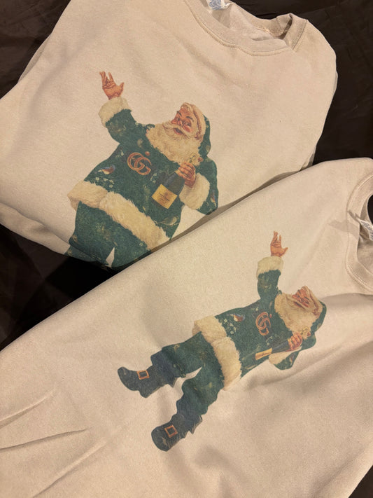 Gucci Santa Crewneck (Sand)