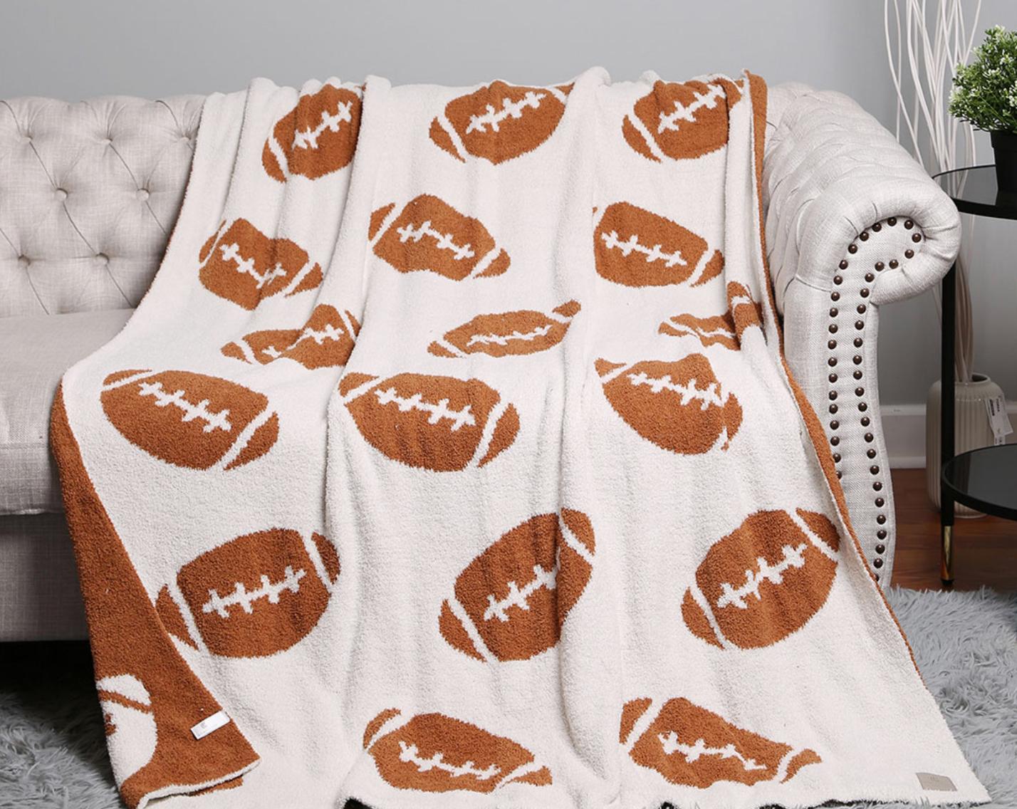 Football Reversible Blanket