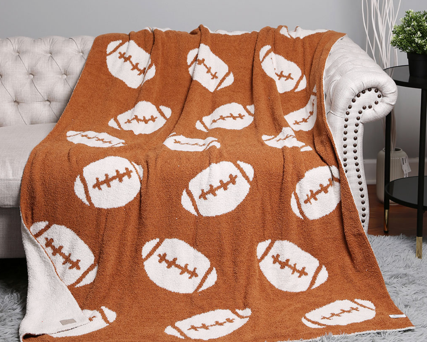 Football Reversible Blanket