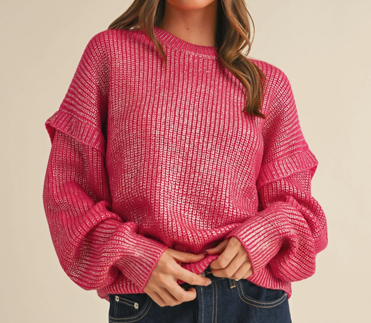 Pink Frost Sweater