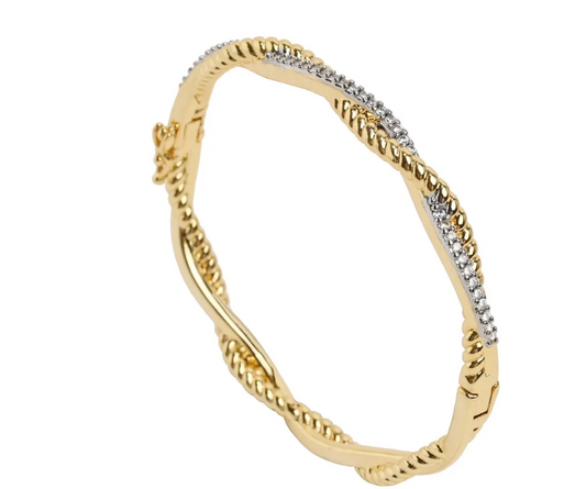 Pave Twist Bracelet