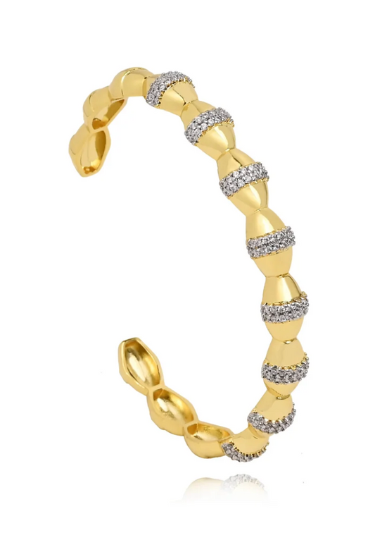 Two Tone Studded Cuffs