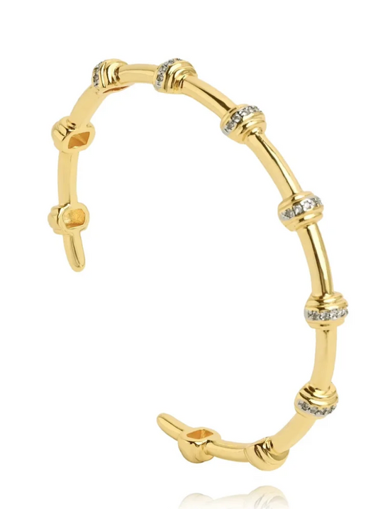 Two Tone Studded Cuffs